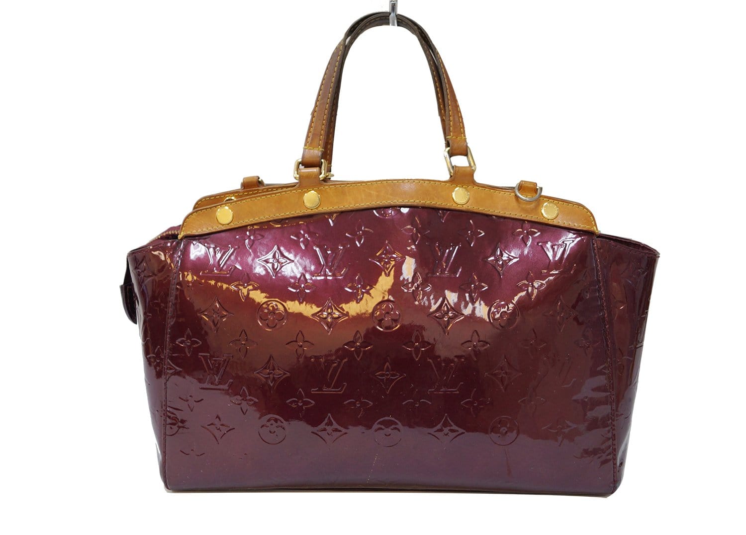 Louis Vuitton Monogram Vernis Brea MM - Pink Handle Bags, Handbags
