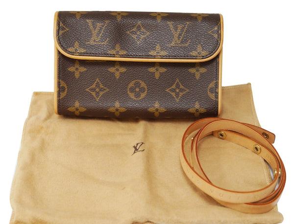 LOUIS VUITTON Monogram Canvas Pochette Florentine Bag