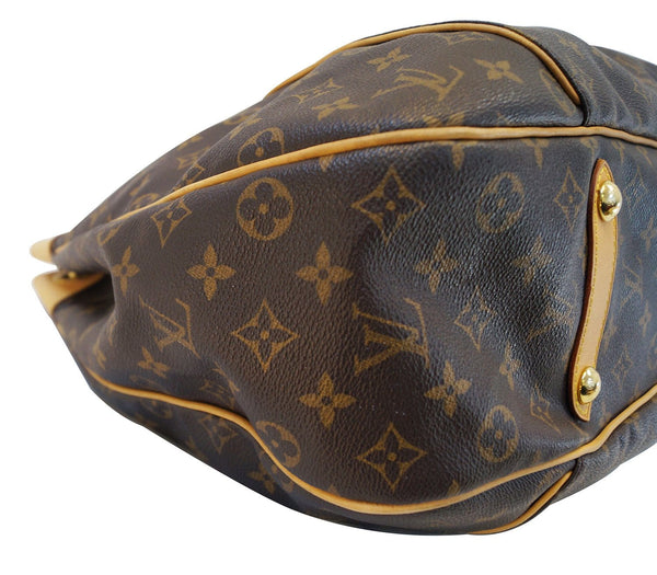 LOUIS VUITTON Monogram Galliera GM Shoulder Tote Handbag