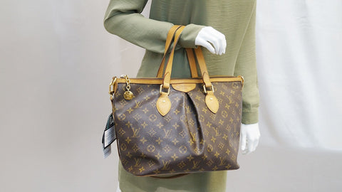 LOUIS VUITTON Monogram Canvas Palermo PM Brown Shoulder Bag