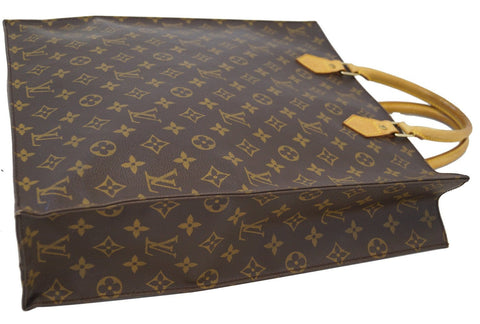 LOUIS VUITTON Monogram Canvas Sac Plat Tote Bag