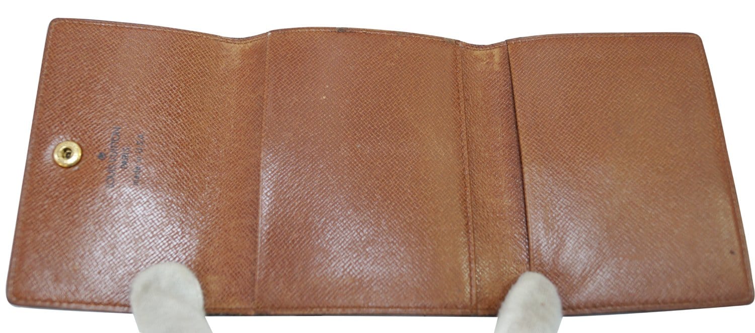 LOUIS VUITTON International Trifold Wallet Damier Leather Brown N61215  81YA255