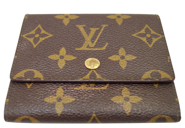 LOUIS VUITTON Monogram Canvas Trifold Wallet Brown 