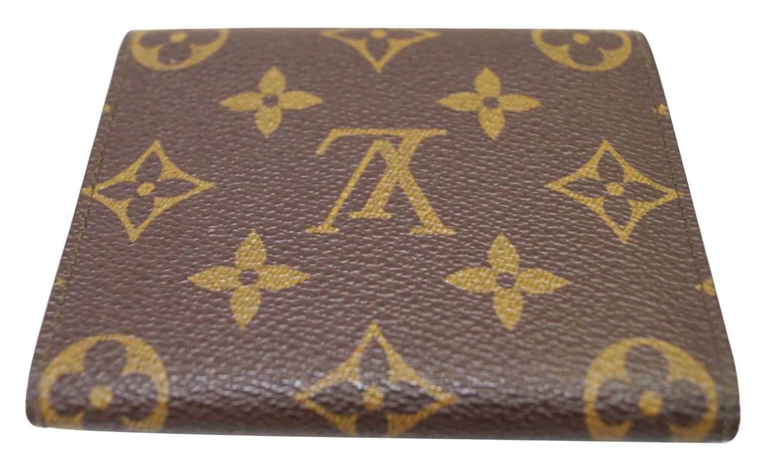 Louis Vuitton LV Monogram Coated Canvas Trifold Wallet - Brown
