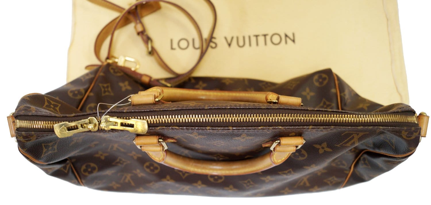 Louis Vuitton Monogram Canvas Speedy 35 Bandouliere Crossbody Bag