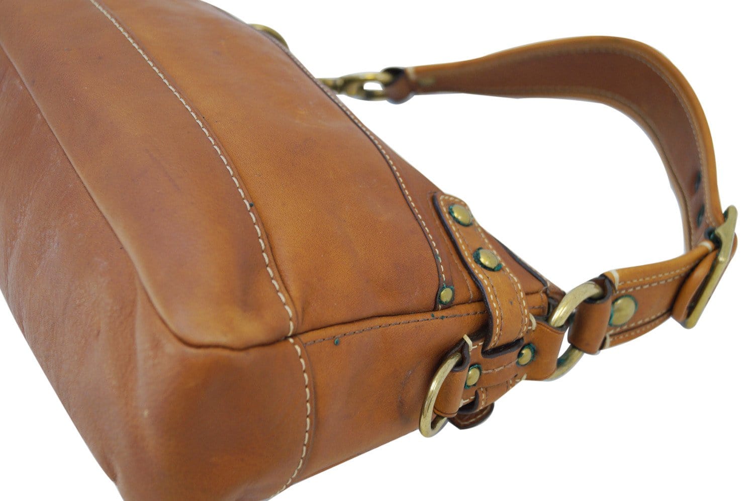 COACH Legacy Whiskey Vachetta Leather Bag