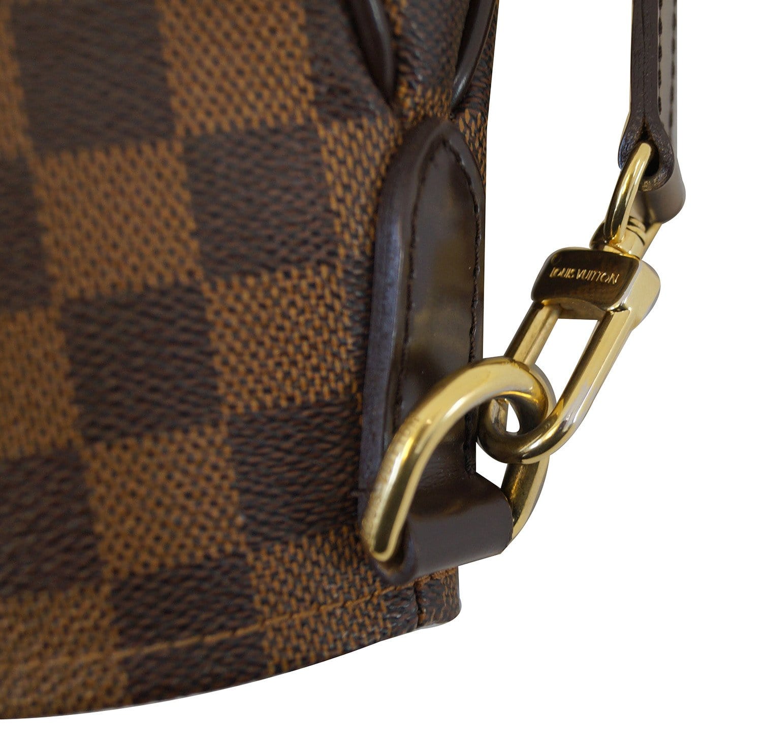 Authentic Louis Vuitton Canvas Cabas Rosebery Two Way Tote in Damier Ebene