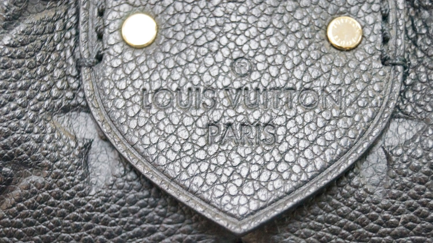 Louis Vuitton Black Monogram Empreinte Mazarine MM Bag - Yoogi's Closet
