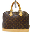 LOUIS VUITTON Monogram Canvas Brown Alma Satchel Bag