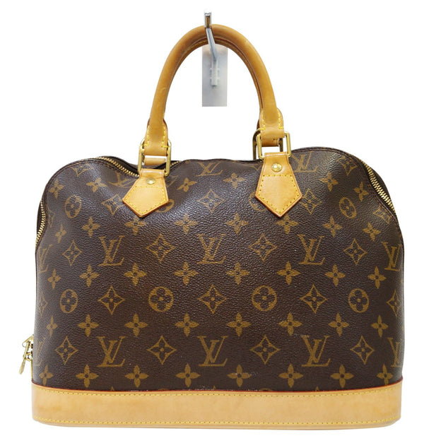 LOUIS VUITTON Monogram Canvas Brown Alma Satchel Bag