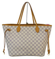 LOUIS VUITTON Damier Azur Neverfull MM Tote Bag