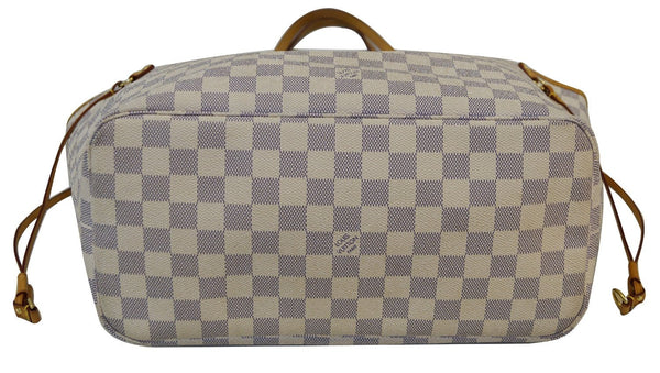 LOUIS VUITTON Damier Azur Neverfull MM Tote Bag