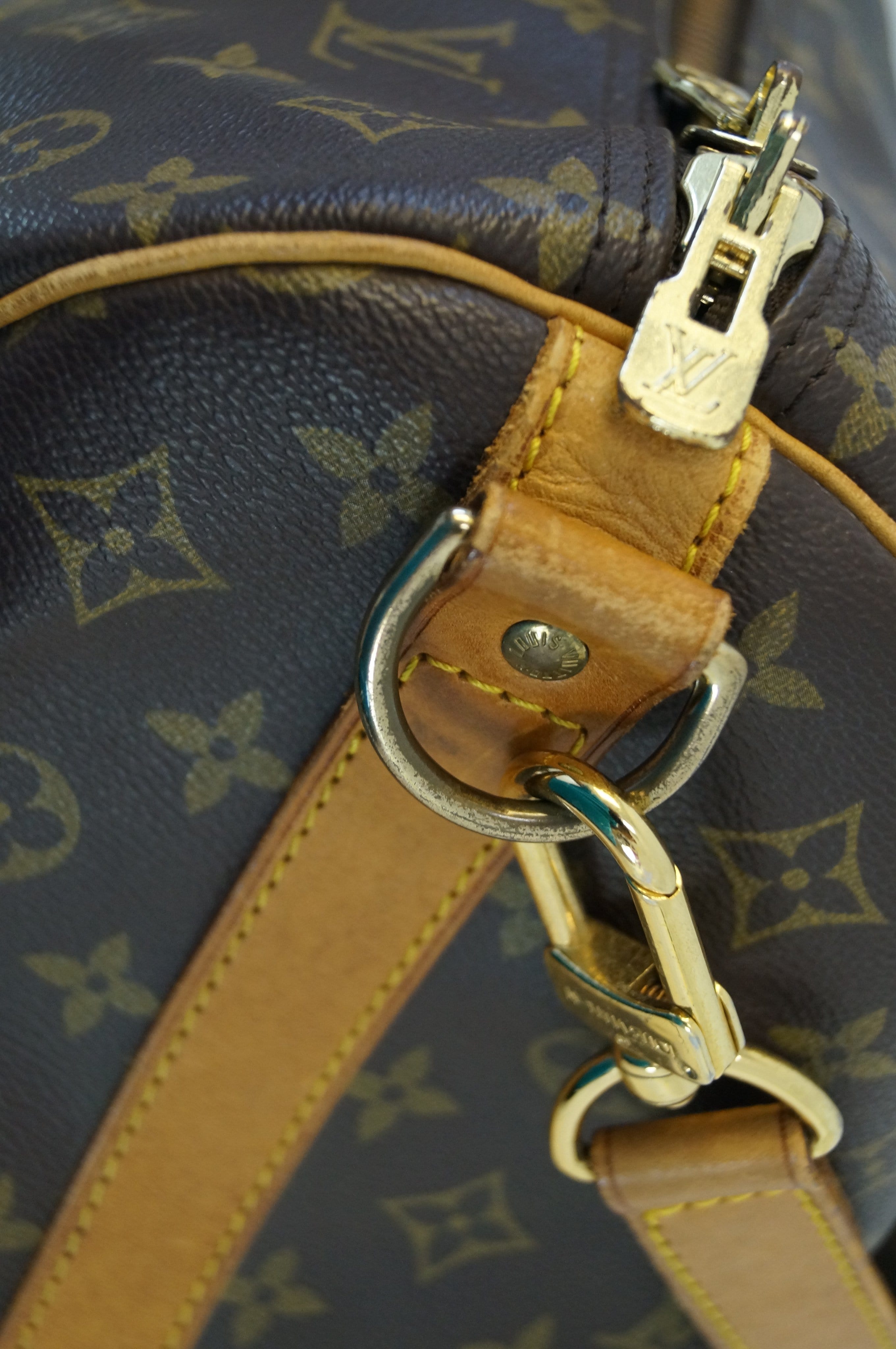 Auth Louis Vuitton Monogram Keepall 60 Travel Hand Bag NO STRAP 2C160010n