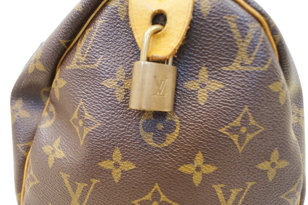 LOUIS VUITTON Monogram Canvas Speedy 30 Satchel Bag