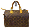 LOUIS VUITTON Monogram Canvas Speedy 30 Satchel Bag