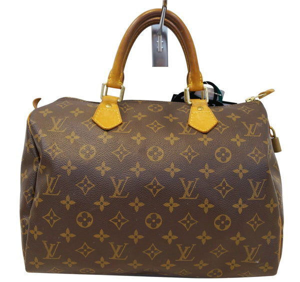 LOUIS VUITTON Monogram Canvas Speedy 30 Satchel Bag