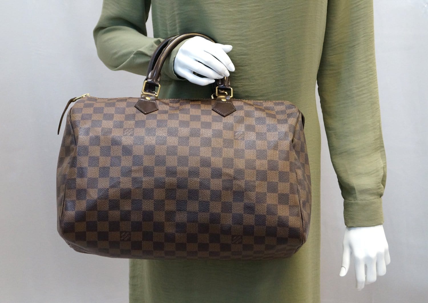 ❤️‍🩹SOLD❤️‍🩹 Louis Vuitton Speedy 35 Damier Ebene Handbag