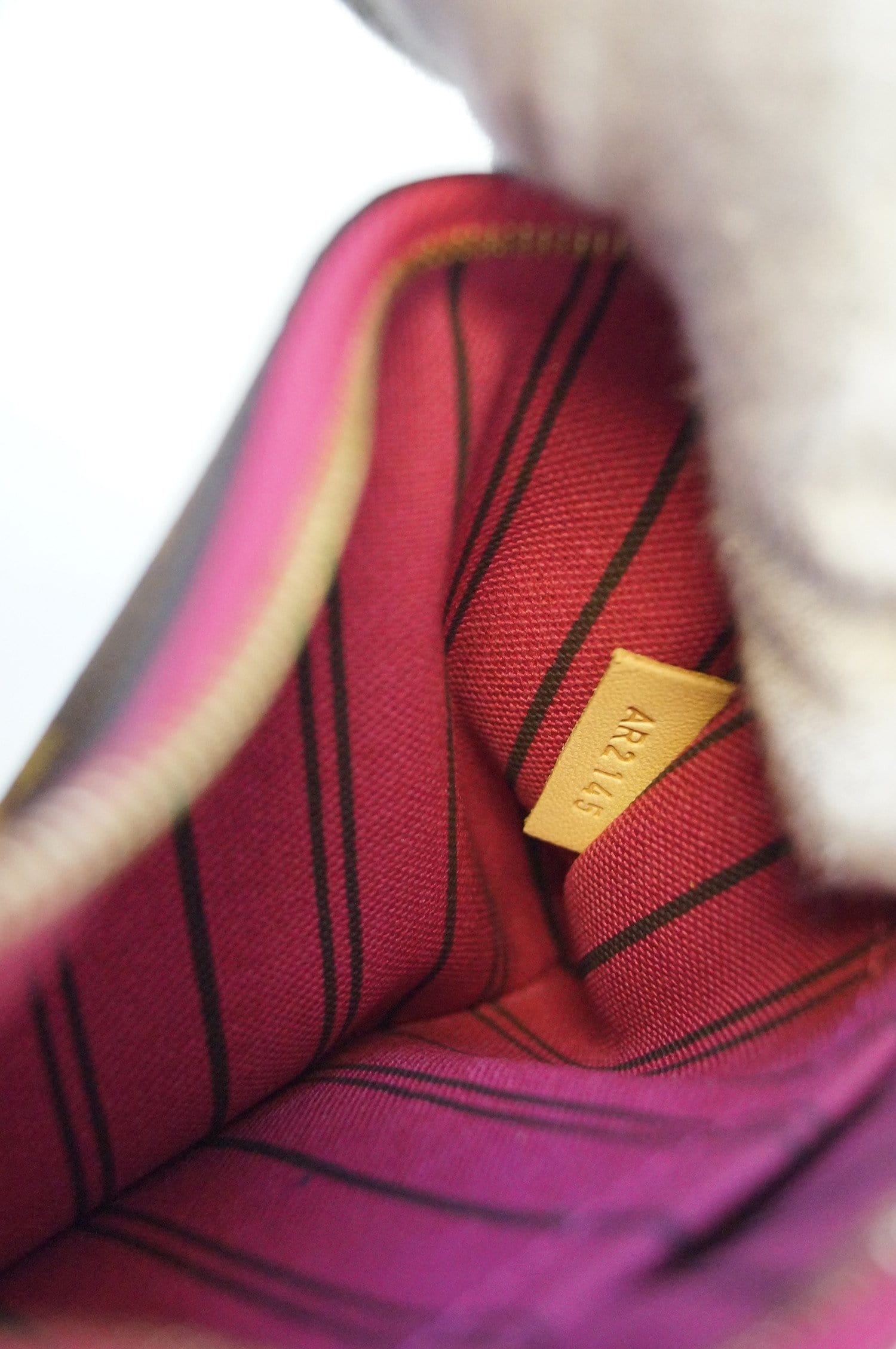 Louis Vuitton Monogram Cerise Neverfull Pochette Clutch - A World Of Goods  For You, LLC
