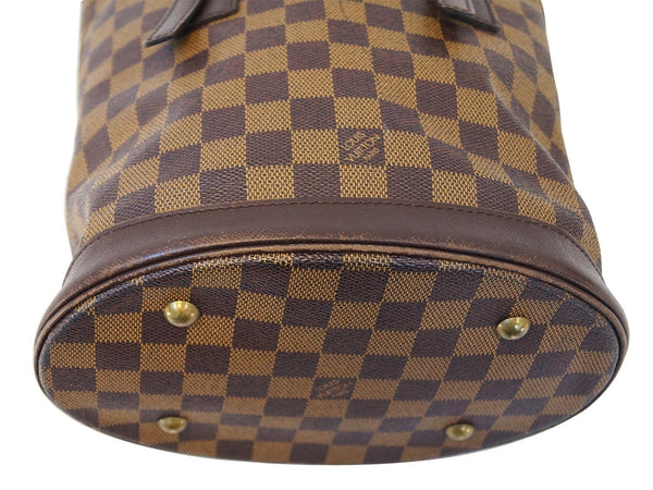 LOUIS VUITTON Damier Ebene Brown Marais Bucket Bag - Final Call