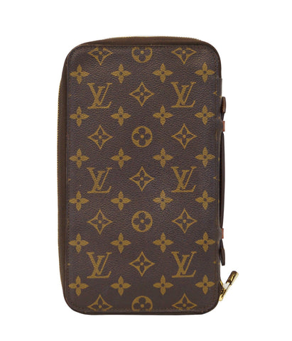 LOUIS VUITTON Monogram Escovedo Travel Case Long Wallet