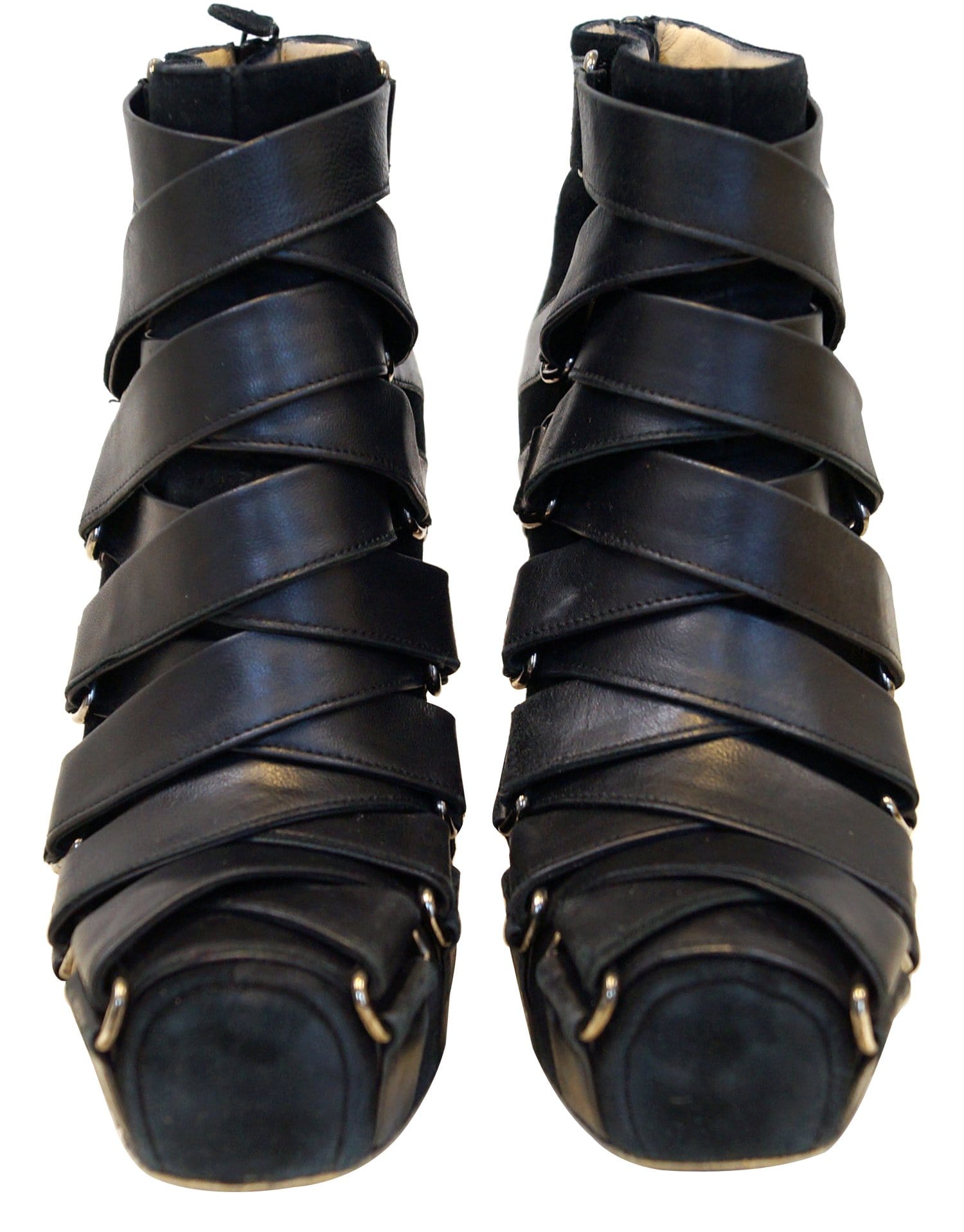 Christian Louboutin Nitoinimoi Bandage 120mm Ankle Boots Size 35.1/2 