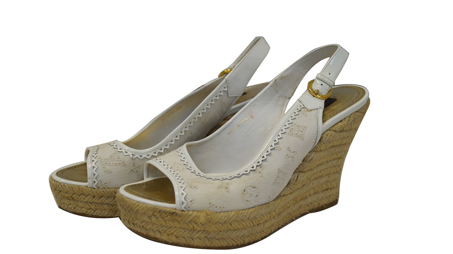 Louis Vuitton Wedge Sandals Auction