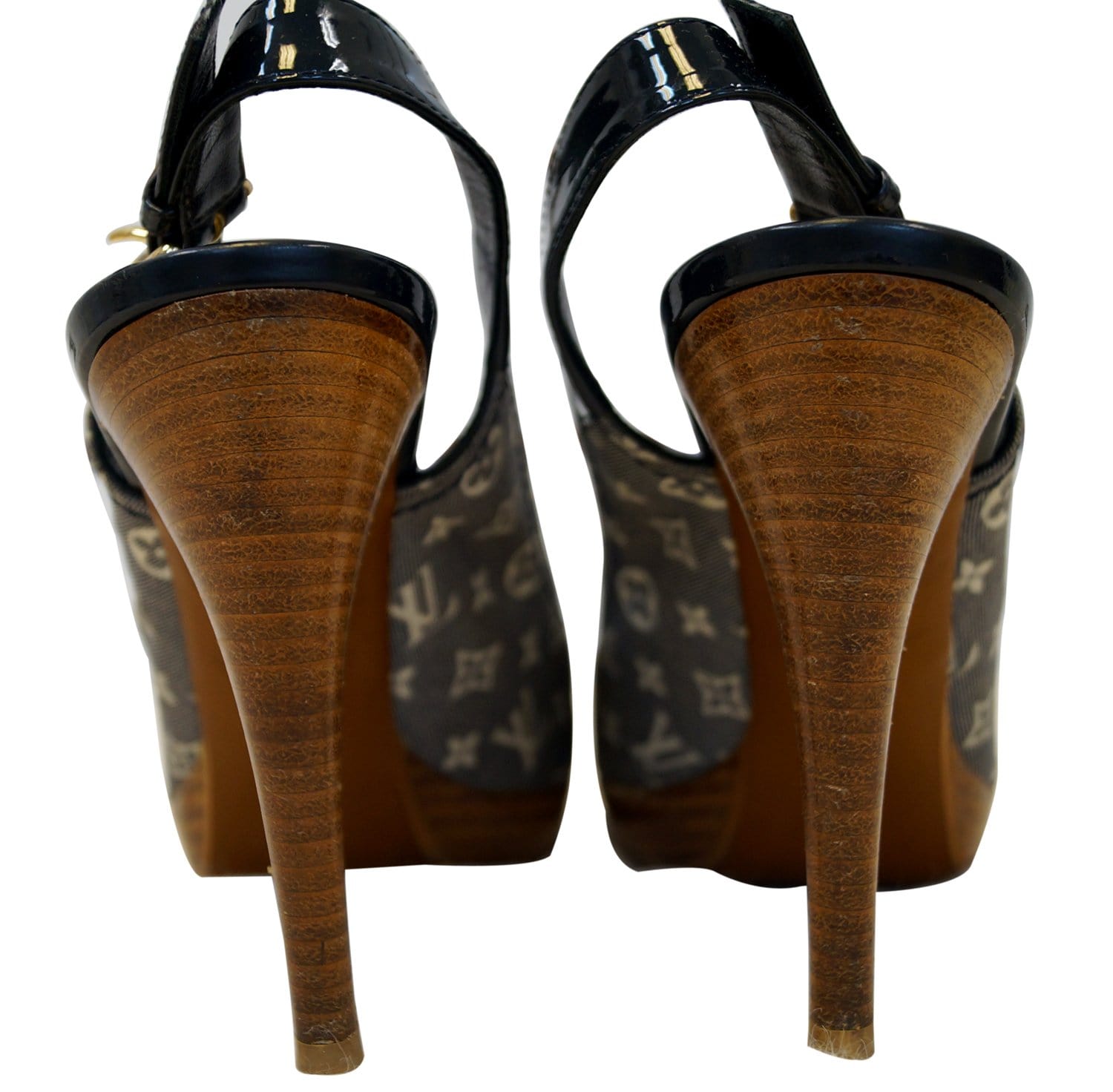 Louis Vuitton Satin Slingback Sandals - ShopStyle