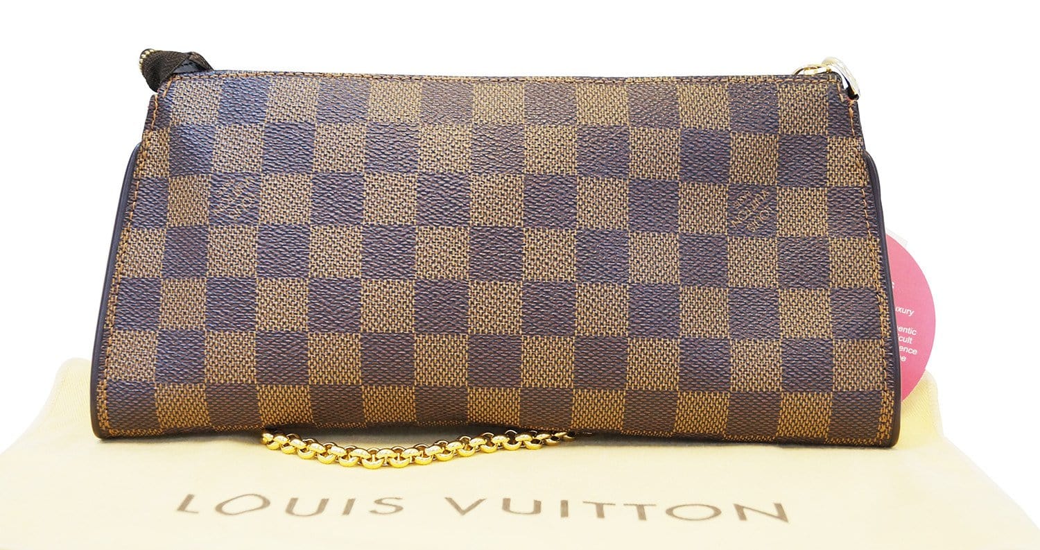 Authentic Louis Vuitton Eva Clutch Damier Ebene, Luxury, Bags & Wallets on  Carousell