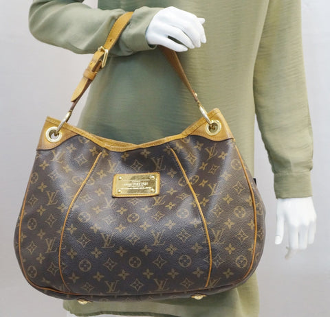 LOUIS VUITTON Monogram Canvas Galliera PM Brown Shoulder Bag