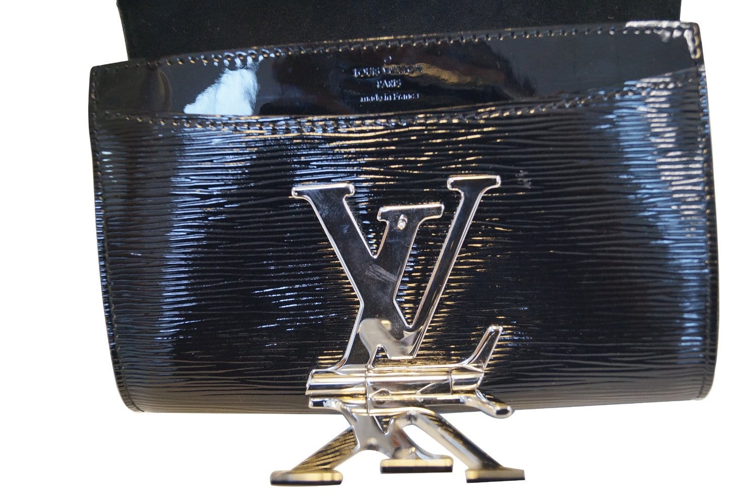 Authentic Louis Vuitton “Louise PM” Epi Electric Black Leather  Shoulder/clutch