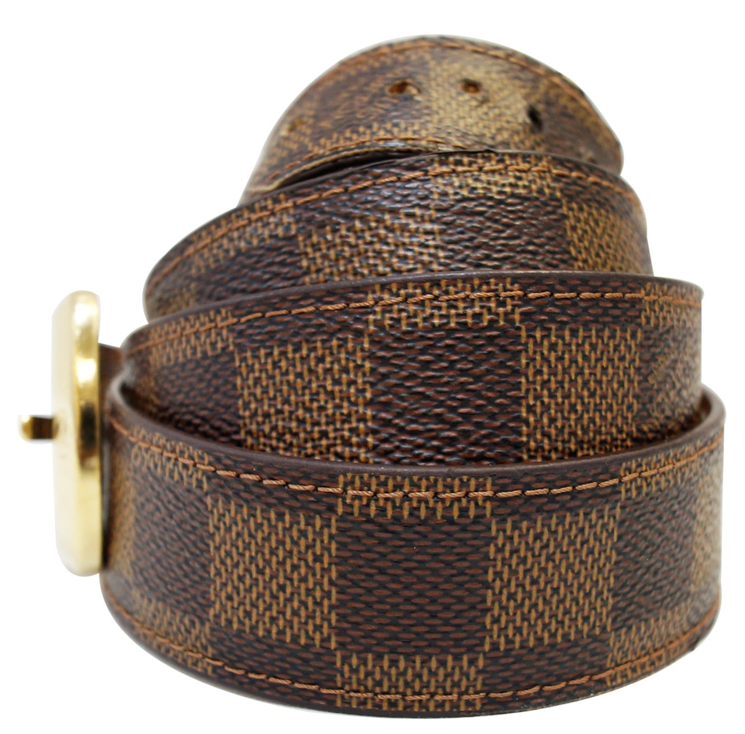 Cloth belt Louis Vuitton Brown size 90 cm in Cloth - 34461074