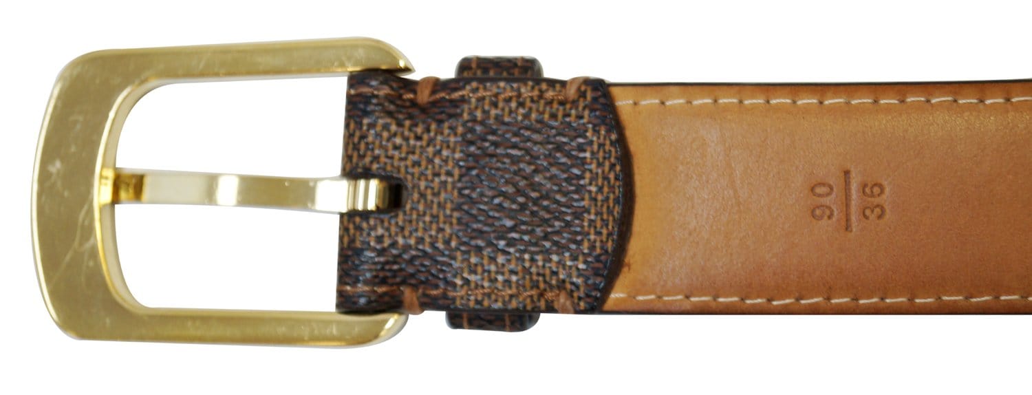 Louis Vuitton Vintage Tan Thin Belt Size 83