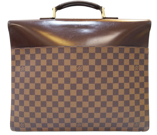 LOUIS VUITTON Damier Ebene Altona GM Briefcase Bag