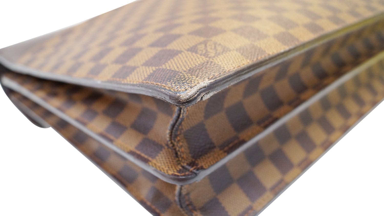 Louis Vuitton Altona Briefcase in brown checkerboard canvas and