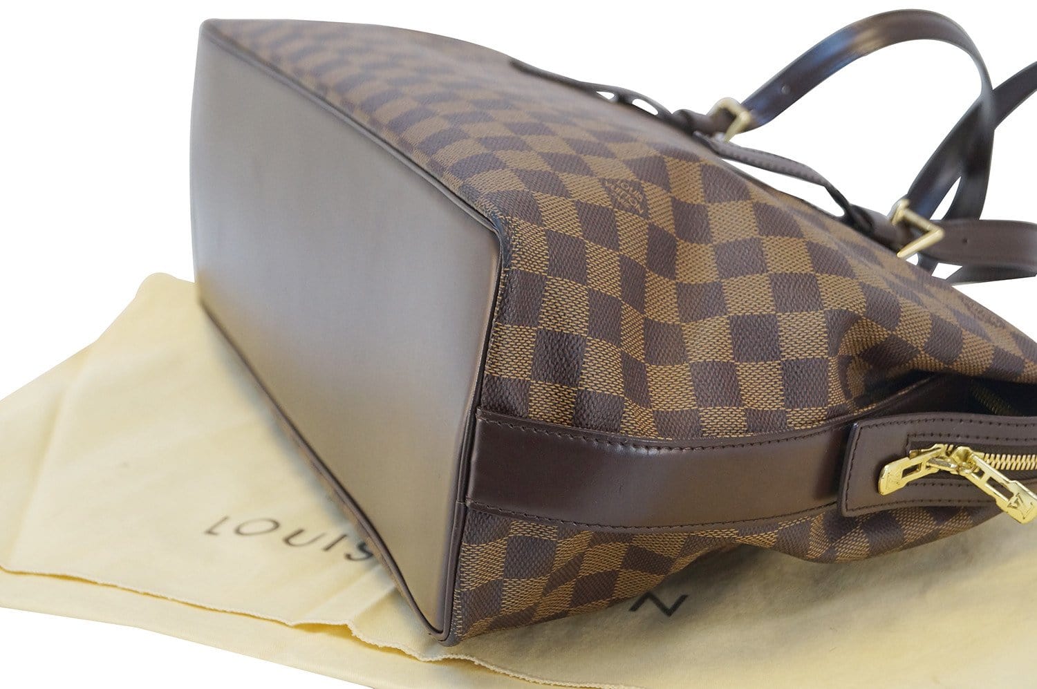 Brown Louis Vuitton Damier Ebene Chelsea Tote Bag