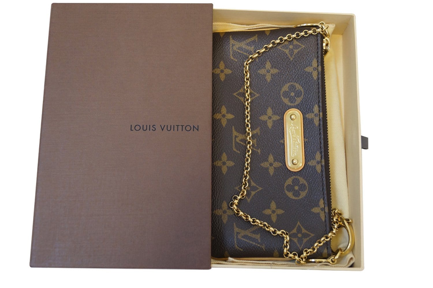 Louis Vuitton Monogram Canvas Milla Mm Pochette