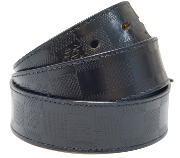 Lv Damier Infini Ceinture Bosron Belt Black leather