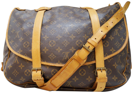 LOUIS VUITTON Monogram Canvas Saumur 43 Shoulder Bag