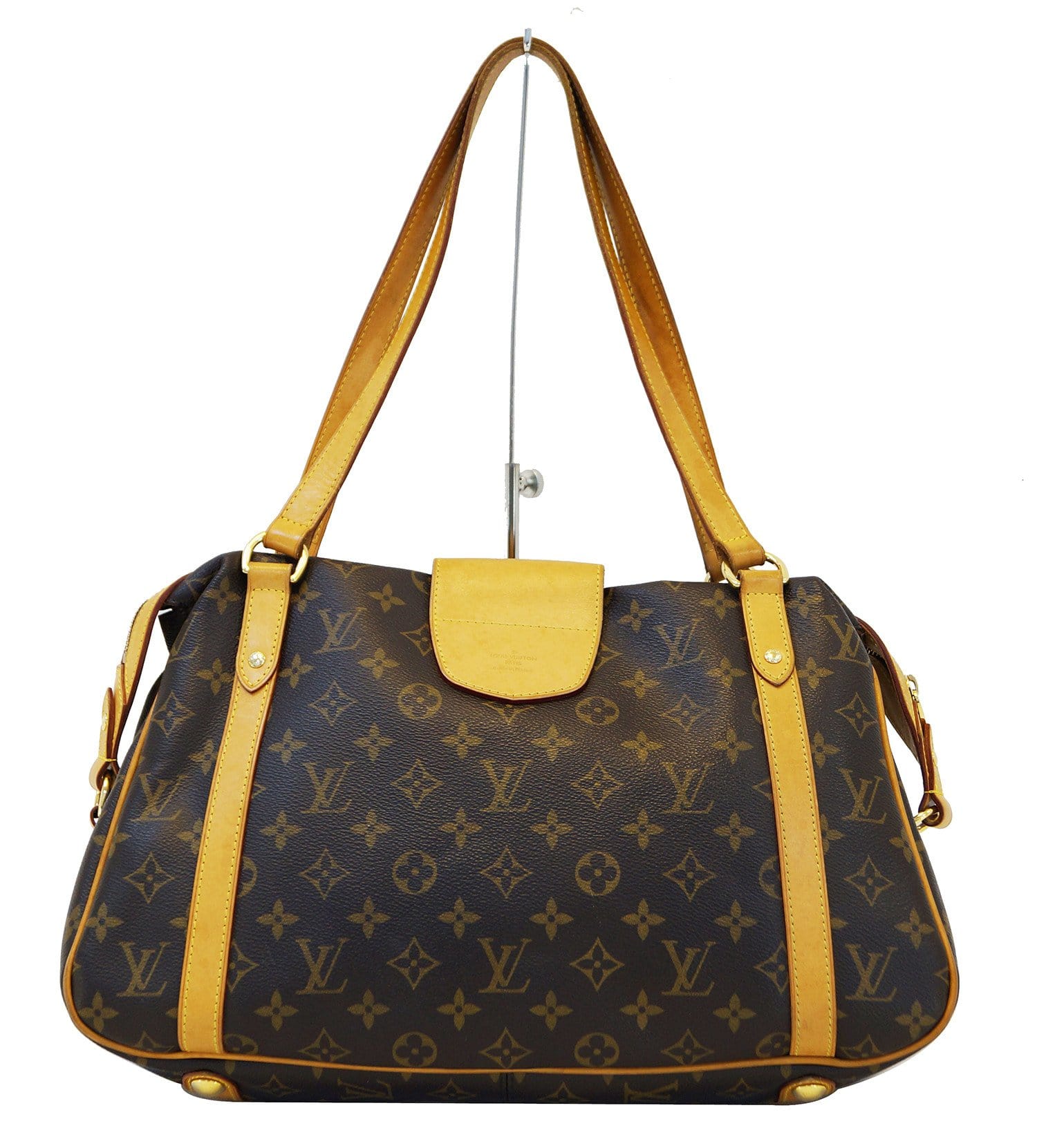 Vintage Louis Vuitton Brown Monogram Fold Over Organizer Crossbody Bag