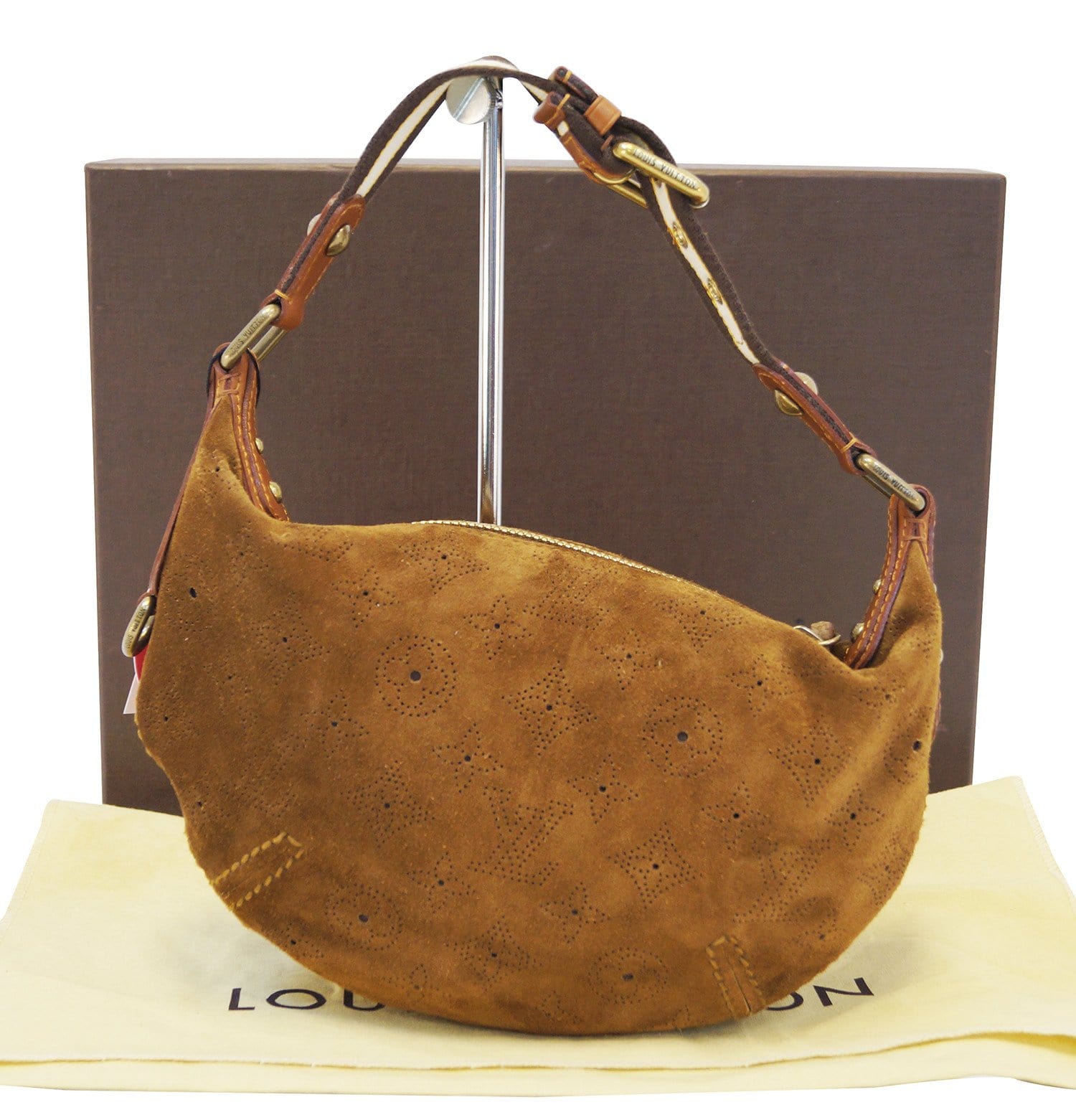 Louis Vuitton Cacao Suede Limited Edition Onatah Fleurs PM Bag
