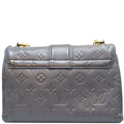 LOUIS VUITTON Saint Sulpice PM Empreinte Leather Crossbody Bag Noir