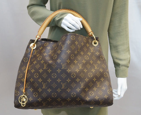 LOUIS VUITTON Monogram Canvas Artsy MM Hobo Shoulder Bag