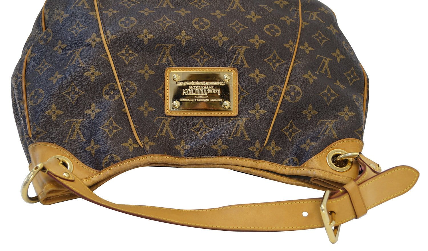 Galliera handbag Louis Vuitton Brown in Synthetic - 31787090