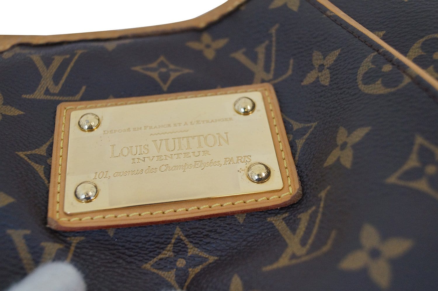 Louis Vuitton Brown Monogram Galliera PM Cloth ref.726261 - Joli