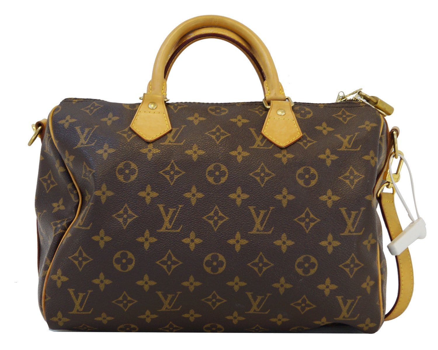 Louis Vuitton LV Boston Speedy 30 Monogram Logo Top Handle Bag
