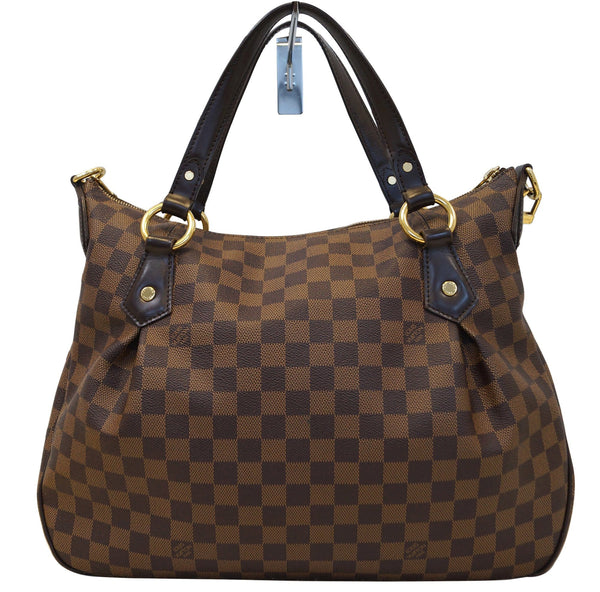 LOUIS VUITTON Evora MM Damier Ebene Tote Shoulder Bag