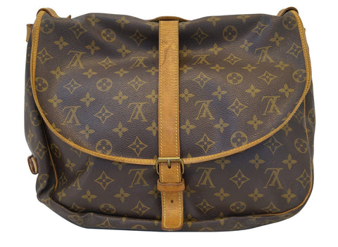 LOUIS VUITTON Monogram Saumur 35 Shoulder Bag