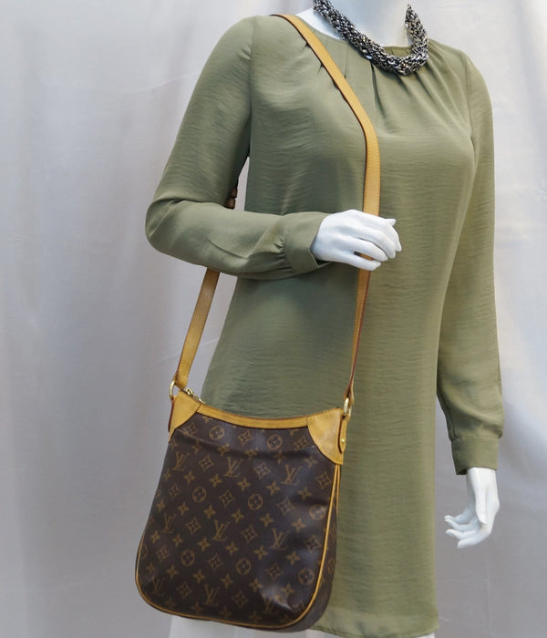 LOUIS VUITTON Monogram Canvas Odeon PM Shoulder Bag