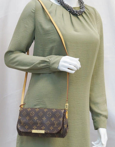 LOUIS VUITTON Monogram Canvas Favorite PM Crossbody Bag