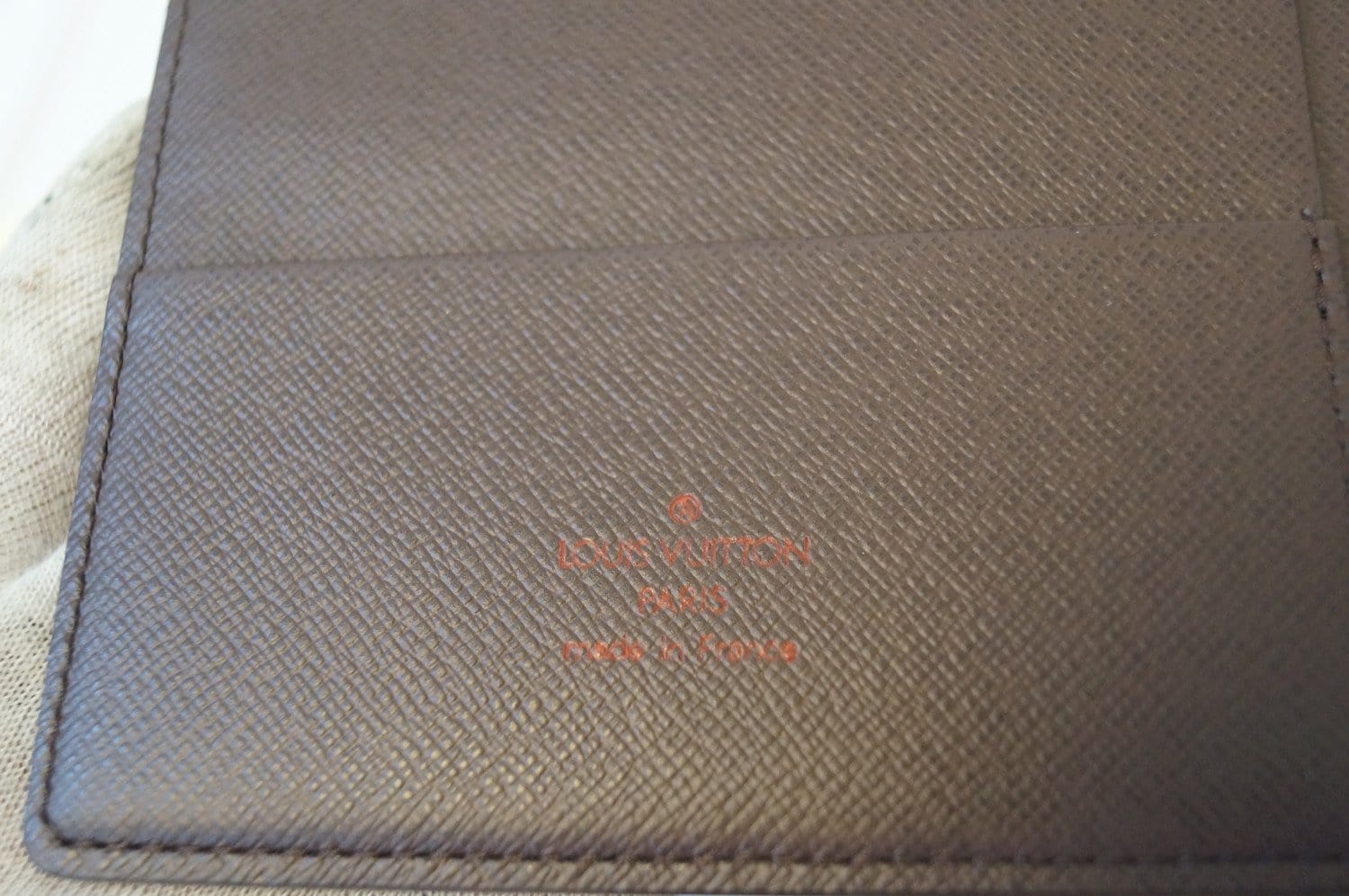 Louis Vuitton Large Ring Agenda Cover GM in Damier Ebene - SOLD